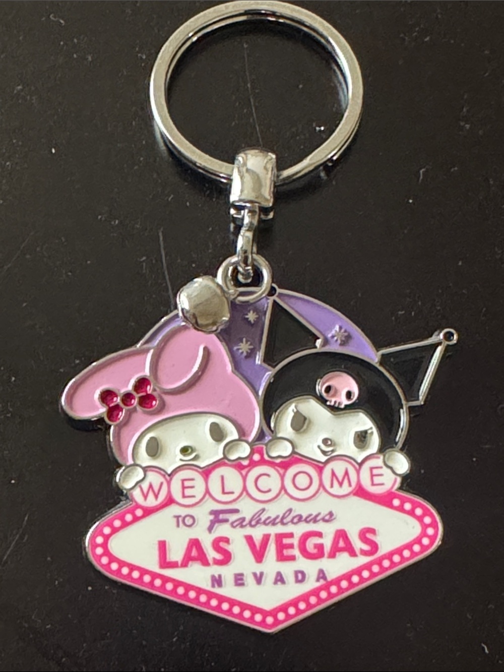 Las Vegas Hello Kitty Friends Keychain- My Melody and Kuromi